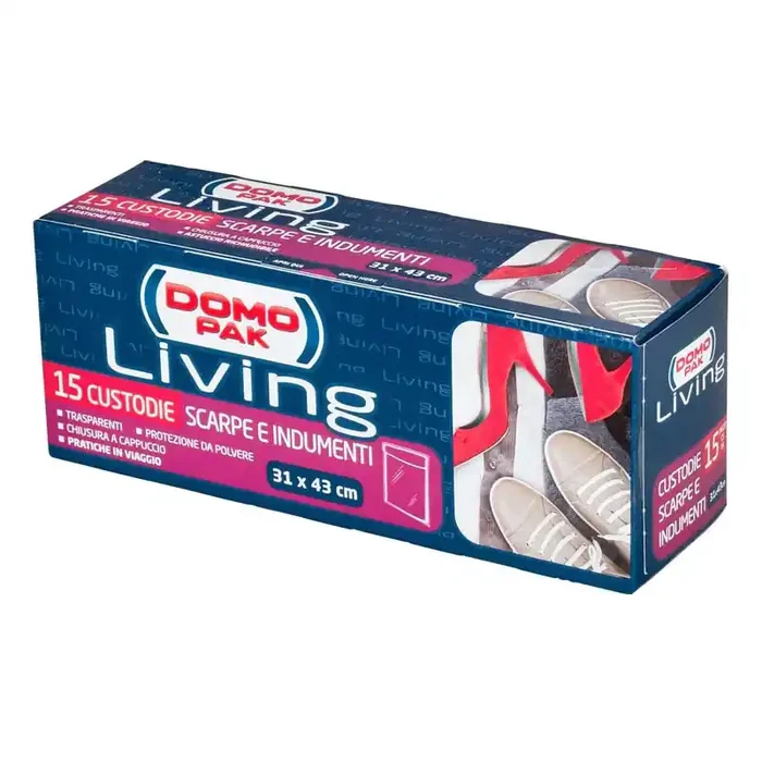15 custodie DOMOPAK LIVING Scarpe e Indumenti 31 x 43 cm