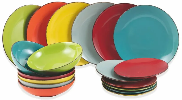 18-teiliges Tafelservice aus Steingut Villa d‘Este Home Tivoli Baita