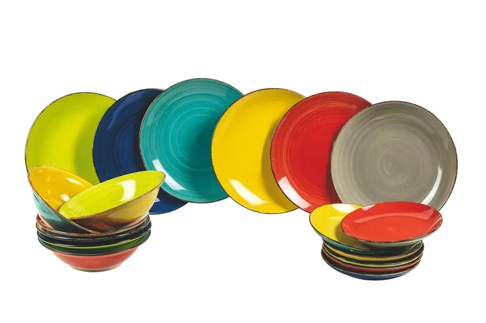 18-teiliges Tafelservice aus Steinzeug Villa d‘Este Home Tivoli Baita 2