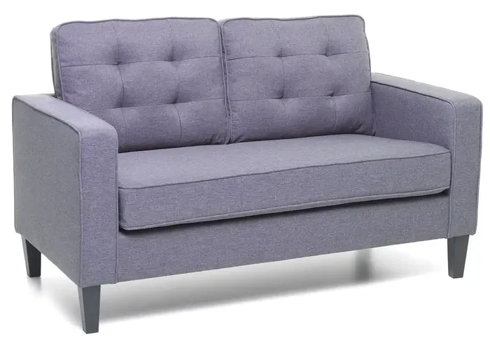 2-Sitzer-Sofa 145 x 78 x 95 cm in blauem Stoff