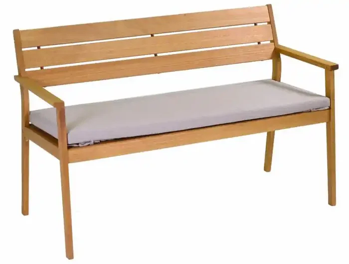 2-Sitzer-Terrassengartenbank aus natürlichem Adami-Nanjing-Holz