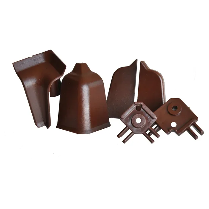 Accessori per alzatina rettangolare marrone scuro 6 pz