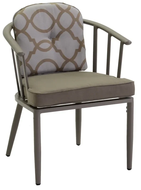 Adami Ventura Tortora Gartensessel aus Aluminium