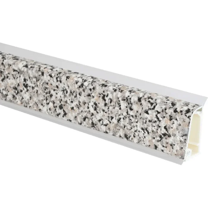 Alzatina per cucina in alluminio rivestita granito 1 m