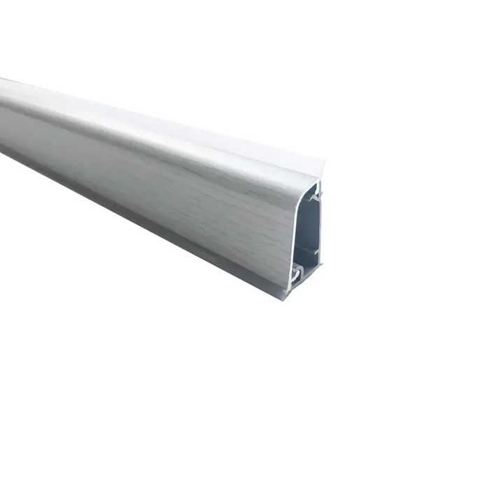 Alzatina per cucina in alluminio rivestita rovere bianco 4 m