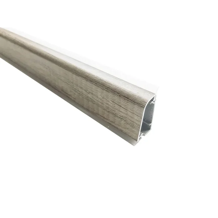 Alzatina per cucina in alluminio rivestita rovere canyon 1 m