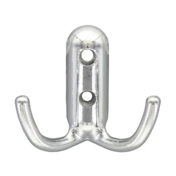 APPENDIABITI A 2 GANCI 45 X 45 MM CROMO LUCIDO