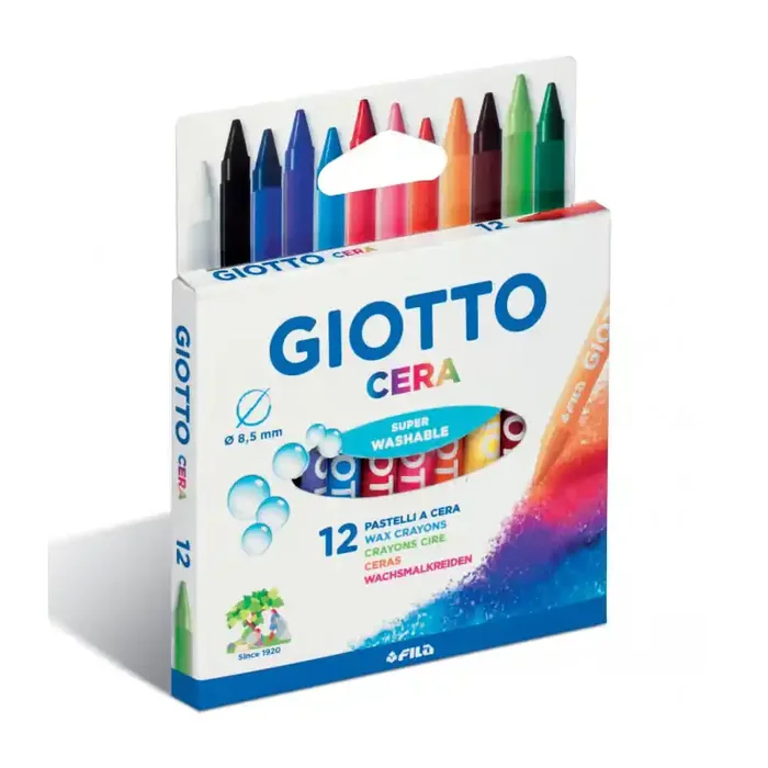 ASTUCCIO GIOTTO PASTELLO CERA 12 PZ