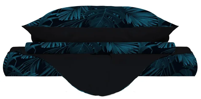 Bettbezug mit Kissenbezügen bedruckt in Banshe-Mikrofaser, verschiedene Größen – Single