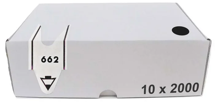 Confezione da 20000 Tickets per Distributore a Chiocciola 3 Cifre Visel Neri