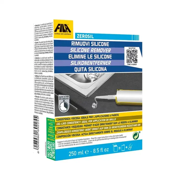 Kit rimuovi silicone, etichette e schiuma poliuretanica Zerosil 250 ml