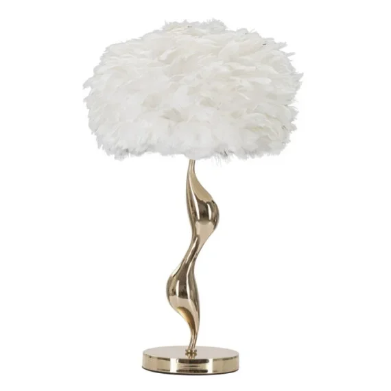 Lampade da tavolo LAMPADA DA TAVOLO SLIM BIANCO CM Ø 40X63 Mauro Ferretti