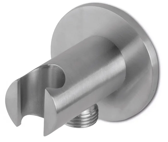 Presa D‘acqua con Supporto Doccetta in Acciaio Inox Satinato Nilo