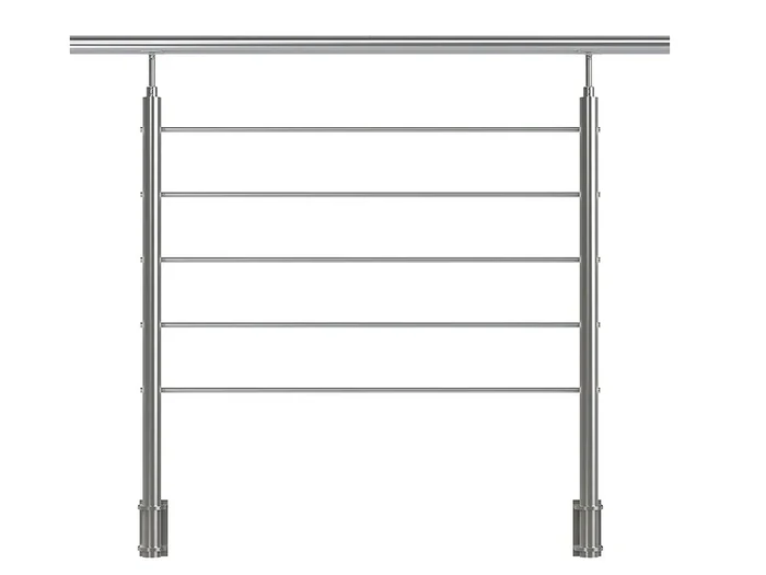 Ringhiera acciaio inox 304 Alpha Next L 150 x H 100 cm