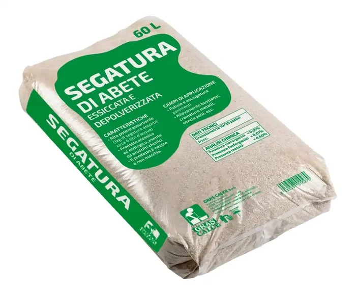 Segatura di legno d`abete 60 l
