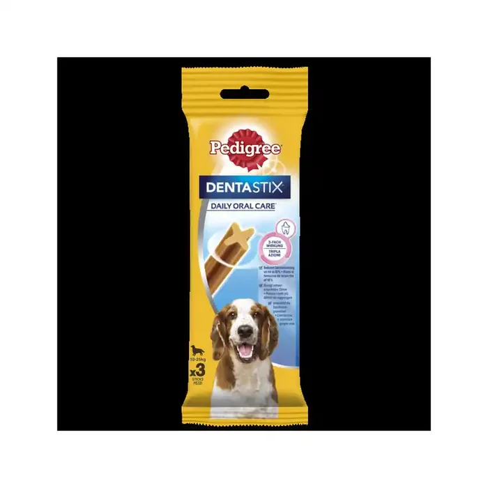 SNACK DENTALE PER CANI 10 – 25 KG PEDIGREE DENTASTIX 77 G
