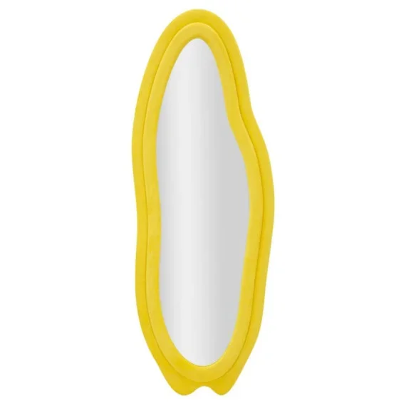 Specchiere SPECCHIO DA MURO CHANEL GIALLO CM 60X4X160 Mauro Ferretti