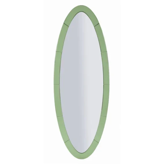Specchiere SPECCHIO DA MURO OSLO VERDE CM 55X2X150 (MISURA SPECCHIO CM 42,5X137,5) Mauro Ferretti