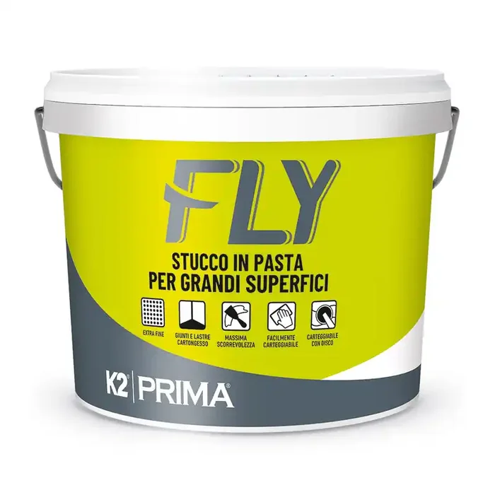 STUCCO IN PASTA PER GRANDI SUPERFICI K2 FLY 18 KG
