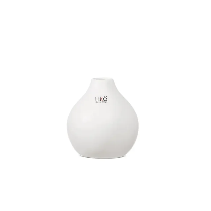 VASO MONOFIORE H 10,6 Ø 10,2 CM BIANCO