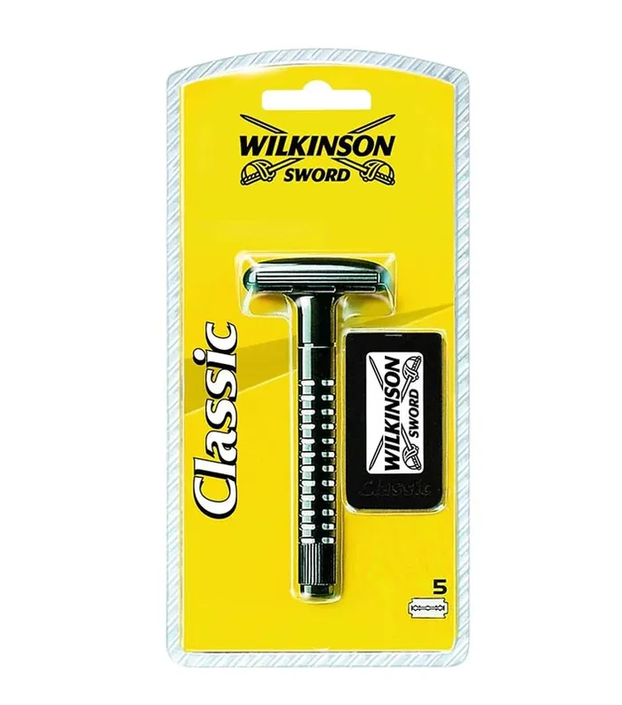 WILKINSON SWORD CLASSIC Rasoio da Barba di sicurezza + 5 lame