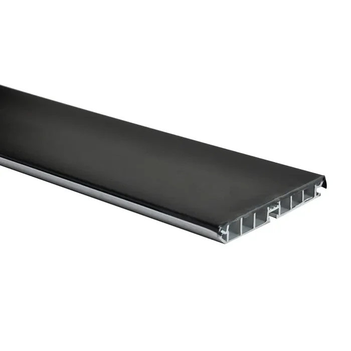 Zoccolino cucina in pvc nero 300×10 cm